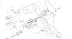 disegno 27b - poggiapiedi, cornice gruppo destra [mod: m 1200]