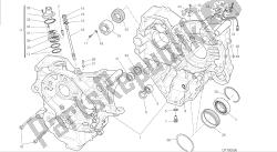 DRAWING 010 - HALF-CRANKCASES PAIR [MOD:M 1200]GROUP ENGINE