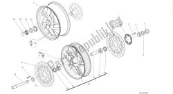 DRAWING 026 - RUOTA ANTERIORE E POSTERIORE [MOD:M 1200]GROUP FRAME