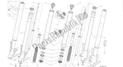 dessin 21a - fourche avant [mod: m 1200; xst: chn] cadre de groupe