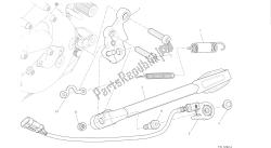 DRAWING 22A - SIDE STAND [MOD:M 1200]GROUP FRAME