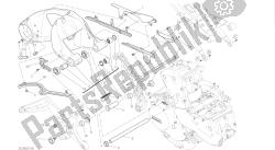 dibujo 28a - forcellone posteriore [mod: m 1200; xst: aus] marco de grupo