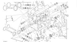 dibujo 015 - motor de grupo cabeza horizontal [mod: m 1200]