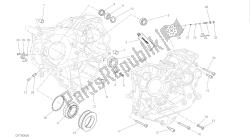 DRAWING 10A - HALF-CRANKCASES PAIR [MOD:M 1200]GROUP ENGINE