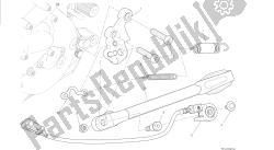 DRAWING 22A - SIDE STAND [MOD:M 1200S]GROUP FRAME