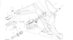 dessin 27b - repose-pieds droit [mod: m 1200s] cadre de groupe