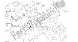 desenho 28a - forcellone posteriore [mod: m 1200s] quadro de grupo