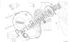 desenho 005 - motor do grupo da tampa da embreagem [mod: m 1200s]