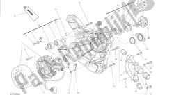 DRAWING 011 - WATER PUMP-ALTR-SIDE CRNKCSE COVER [MOD:M 1200S]GROUP ENGINE