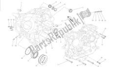 dessin 10a - moteur de groupe paire de demi-carters [mod: m 1200s]