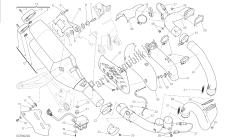 DRAWING 019 - EXHAUST SYSTEM [MOD:M 1200S]GROUP FRAME