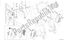 disegno 024 - gruppo freni sistema frenante anteriore [mod: m 1200s]