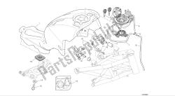 desenho 035 - tanque de combustível [mod: m696 abs, m696 + abs; xst: aus, eur, jap] quadro de grupo