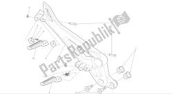 dessin 31a - repose-pieds droit [mod: m696 abs, m696 + abs; xst: aus, eur, jap] cadre de groupe