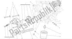 disegno 009 - pompa olio - filtro [mod: m696 abs, m696 + abs; xst: aus, eur, jap] gruppo motore