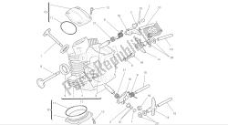 desenho 015 - cabeça do cilindro horizontal [mod: m696abs, m696 + abs; xst: aus, eur, jap] motor de grupo