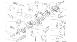 DRAWING 001 - WORKSHOP SERVICE TOOLS, ENGINE [MOD:M696ABS,M696+ABS;XST:AUS,EUR,JAP]GROUP TOOLS