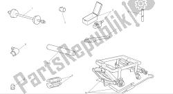 dessin 01a - outils d'entretien d'atelier, châssis [mod: m696abs, m696 + abs; xst: aus, eur, jap] outils de groupe