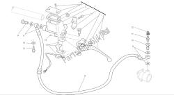 dibujo 027 - cilindro maestro del embrague [mod: m696abs, m696 + abs; xst: aus, eur, jap] marco de grupo