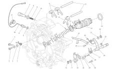 disegno 002 - camma cambio - forcella [mod: m796 abs; xst: aus, bra, eur, jap, twn] gruppo motore