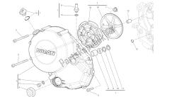 rysunek 005 - osłona sprzęgła [mod: m796 abs; xst: aus, bra, eur, jap, twn] grupa silnik