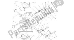 desenho 015 - cabeça do cilindro horizontal [mod: m796abs; xst: aus, bra, eur, jap, twn] grupo motor