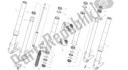 disegno 024 - forcella anteriore [mod: m796 abs; xst: aus, bra, eur, jap, twn] gruppo telaio