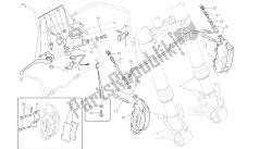 dessin 028 - système de freinage avant [mod: m796 abs; xst: aus, bra, eur, jap, twn] cadre de groupe