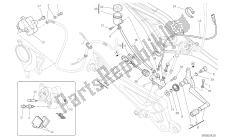 dessin 029 - système de freinage arrière [mod: m796 abs; xst: aus, bra, eur, jap, twn] cadre de groupe