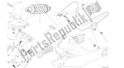 tekening 028 - sospensione posteriore [mod: m 821] groepsframe