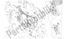 disegno 030 - cornice gruppo radiatore acqua [mod: m 821]