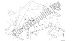 DRAWING 27A - FOOTRESTS, LEFT [MOD:M 821]GROUP FRAME