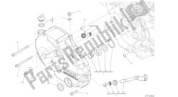 desenho 005 - tampa da embreagem [mod: m 821] motor do grupo