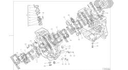 DRAWING 010 - HALF-CRANKCASES PAIR [MOD:M 821]GROUP ENGINE