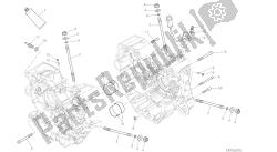 DRAWING 10A - HALF-CRANKCASES PAIR [MOD:M 821]GROUP ENGINE