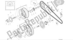 DRAWING 026 - RUOTA ANTERIORE E POSTERIORE [MOD:M 821]GROUP FRAME