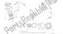 dessin 007 - groupe cylindres - pistons [mod: m 821] groupe moteur