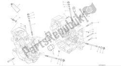 DRAWING 10A - HALF-CRANKCASES PAIR [MOD:M 821]GROUP ENGINE