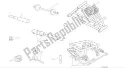 dessin 01a - outils d'entretien d'atelier, châssis [mod: m 821] outils de groupe