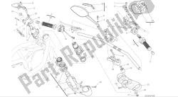 dessin 021 - guidon et commandes [mod: m 821] cadre de groupe