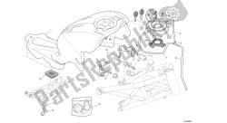 dibujo 035 - tanque de combustible [mod: m1100dsl; xst: aus, eur, jap] grupo fr ame