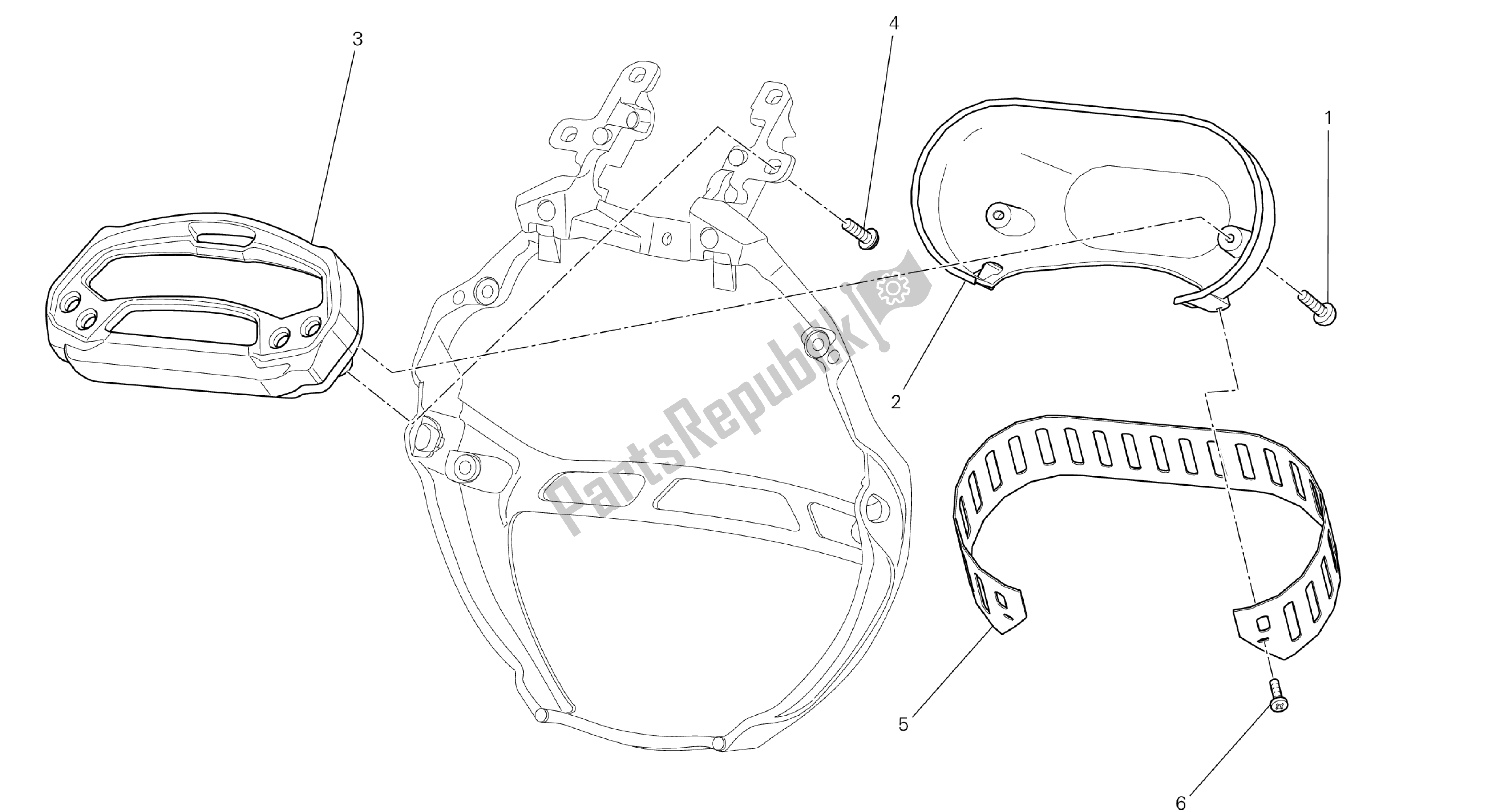 Todas las partes para Dibujo 021 - Medidor [mod: M1100dsl; Xst: Aus, Chn, Eur, Jap] Grupo Eléctrico de Ducati Monster 1100 2013