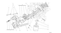 desenho 009 - bomba de óleo - filtro [mod: m1100dsl; xst: aus, chn, eur, jap] grupo engi ne