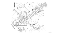 rysunek 015 - pozioma głowica cylindra [mod: m1100dsl; xst: aus, chn, eur, jap] grupa engi ne