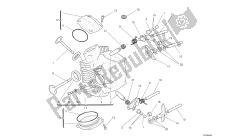 tekening 015 - horizontale cilinderkop [mod: m1100dsl; xst: aus, chn, eur, jap] groep engi ne