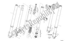 disegno 024 - forcella anteriore [mod: m1100dsl; xst: aus, eur, jap] group fr ame