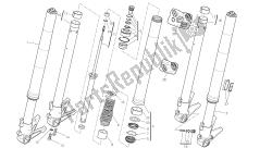 DRAWING 024 - FRONT FORK [MOD:M1100DSL;XST:CHN] GROUP FR AME