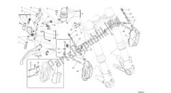 rysunek 028 - przedni układ hamulcowy [mod: m1100dsl; xst: aus, chn, eur, jap] grupa fr ame