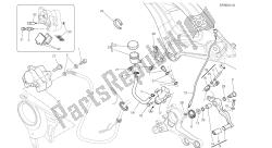 dibujo 029 - sistema de freno trasero [mod: m1100dsl; xst: aus, chn, eur, jap] grupo fr ame