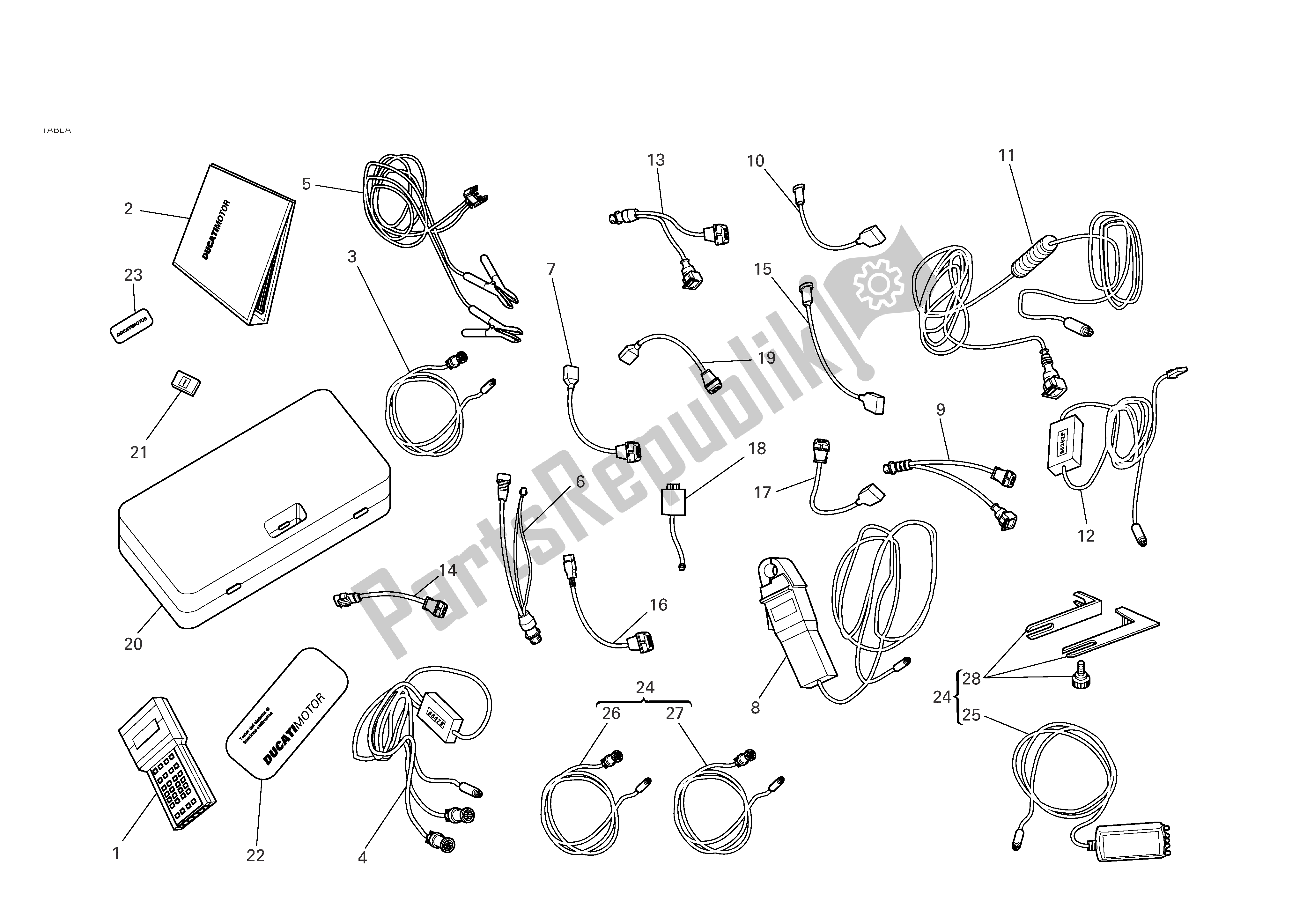 Tutte le parti per il Tester Di Matematica del Ducati Monster S2R 800 2005